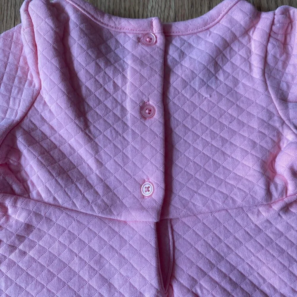 Kids Headquarters Unicorn Metallic Long Sleeve 2 Piece Set Pink Gray 18 Months